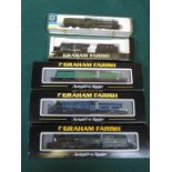 FIVE N GAUGE GRAHAM FARISH TENDER ENGINES,