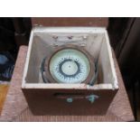 BOXED SHIP'S COMPASS