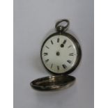 EARLY HALLMARKED SILVER POCKET WATCH BY CETTI & CO,