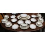 PARCEL OF WEDGEWOOD GILDED WHITEHALL DINNERWARE APPROXIMATLEY THIRTY PLUS PIECES