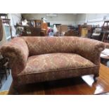 UPHOLSTERED CHESTERFIELD STYLE TWO SEATER SETTEE