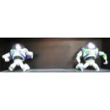 TWO DISNEY PIXAR THINKWAY BUZZ LIGHTYEAR ACTION FIGURES