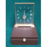 JAEGER-LE-COULTRE CASED ATMOS STYLE MANTEL CLOCK,