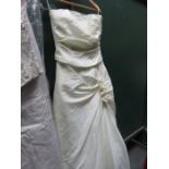HILARY MORGAN WEDDING DRESS WITH TRAIN,