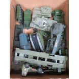 COLLECTION OF 1950s-70s DINKY TOY MILITARY VEHICLES, ETC,