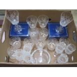 PARCEL OF VARIOUS GLASSWARE INCLUDING ROYAL DOULTON