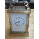 MAPPIN & WEBB BRASS CARRIAGE CLOCK