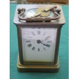 BRASS CARRIAGE CLOCK