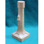 ROBERT THOMPSON MOUSEMAN CARVED TABLE LAMP STAND