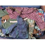 BOX CONTAINING VARIOUS VINTAGE CLOTHING