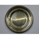 925 SILVER CIRCULAR PLATE STAMPED ODIOT A PARIS,