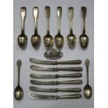 MIXED LOT OF VARIOUS HALLMARKED SILVER SPOONS,