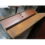 WOODEN TOOLBOX WITH CONTENTS