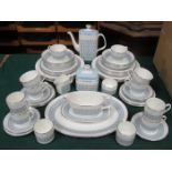 PARCEL OF ROYAL DOULTON COUNTER POINT DINNERWARE,