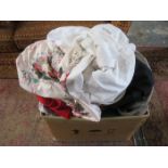 BOX CONTAINING VARIOUS VINTAGE CLOTHING