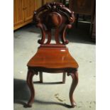 MAHOGANY HALL CHAIR