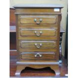 SMALL MAHOGANY FOUR DRAWER CHEST