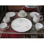 PARCEL OF RAYMOND LOEWY BIRD CAGE TEAWARE,