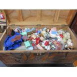 LARGE QUANTITY OF VINTAGE DOLLS AND ACCESSORIES PLUS FURNITURE