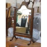 WALNUT VENEERED BEDROOM SWING MIRROR