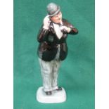 LIMITED EDITION ROYAL DOULTON GLAZED CERAMIC FIGURE- OLIVER HARDY,