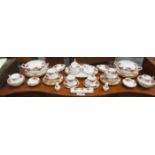 PARCEL OF ROYAL ALBERT OLD COUNTRY ROSES DINNERWARE,