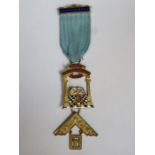 SILVER GILT AND ENAMELLED MASONIC JEWEL- THE GOOD COMPANION LODGE