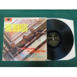THE BEATLES PLEASE PLEASE ME ON BLACK AND GOLD PARLOPHONE LABEL,