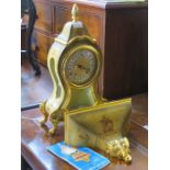 DECORATIVE GILDED BRACKET CLOCK BY ZENITH