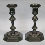 PAIR OF HALLMARKED SILVER CANDLESTICKS