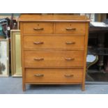 OAK TWO OVER THREE BEDROOM CHEST