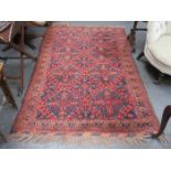 DECORATIVE AFGHAN FLOOR RUG,