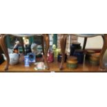 SUNDRY LOT OF CERAMICS INCLUDING ROYAL DOULTON FIGURE, HORNSEA AND BESWICK, ETC.