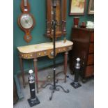 VICTORIAN CAST IRON COAT/HAT STAND