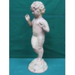 COMPOSITION FIGURE- A COY CHERUB,