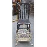 METAL NEWSPAPER RACK PLUS SINGLE KITCHEN CHAIR