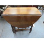 BARLEY TWIST DROP LEAF TABLE