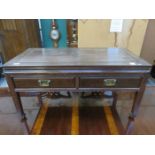 REPRODUCTION ORIENTAL STYLE COFFEE TABLE WITH TWO DRAWERS
