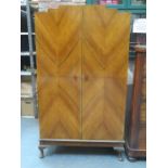 ART DECO SMALL TWO DOOR WARDROBE