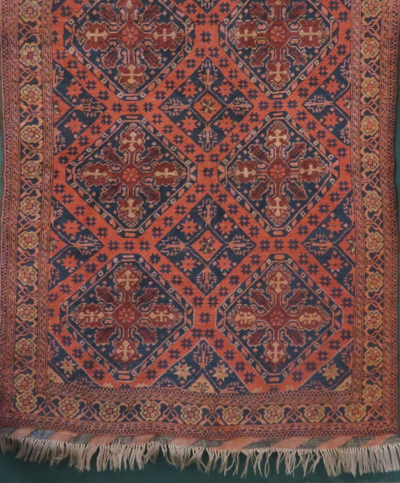 DECORATIVE AFGHAN FLOOR RUG,