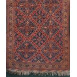 DECORATIVE AFGHAN FLOOR RUG,