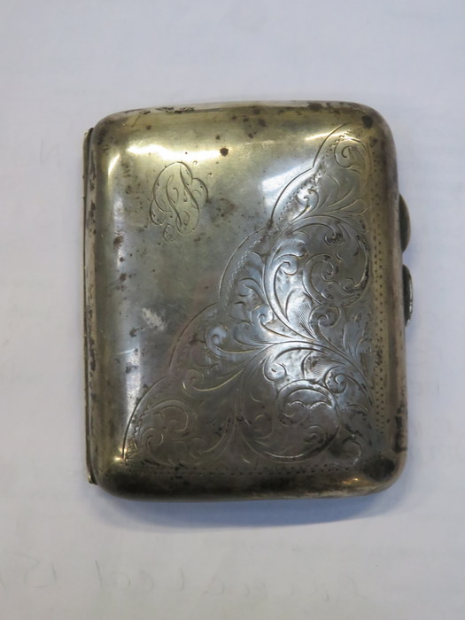 SILVER CIGARETTE CASE