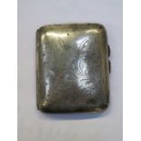 SILVER CIGARETTE CASE