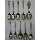 PARCEL OF VARIOUS FLATWARE INCLUDING SILVER SPOON AND DANISH SPOON