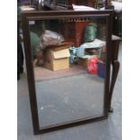 WOODEN FRAMED MIRROR