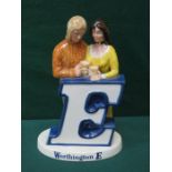 BESWICK ADVERTISING CERAMIC FIGURE GROUP- WORTHINGTON E,