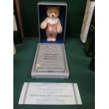 BOXED STEIFF LIMITED EDITION 1930 TEDDY, BABY BUB,