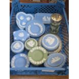 PARCEL OF VARIOUS WEDGWOOD JASPERWARE