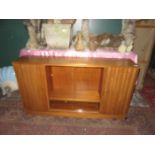 TEAK 1970s STYLE SIDE CABINET