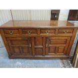 ANTIQUE OAK DRESSER BASE